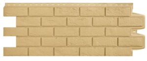 Фасадная панель Grand Line Состаренный кирпич Classic песочный