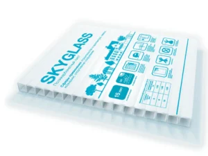 Сотовый поликарбонат Skyglass 4мм цветной молочный
